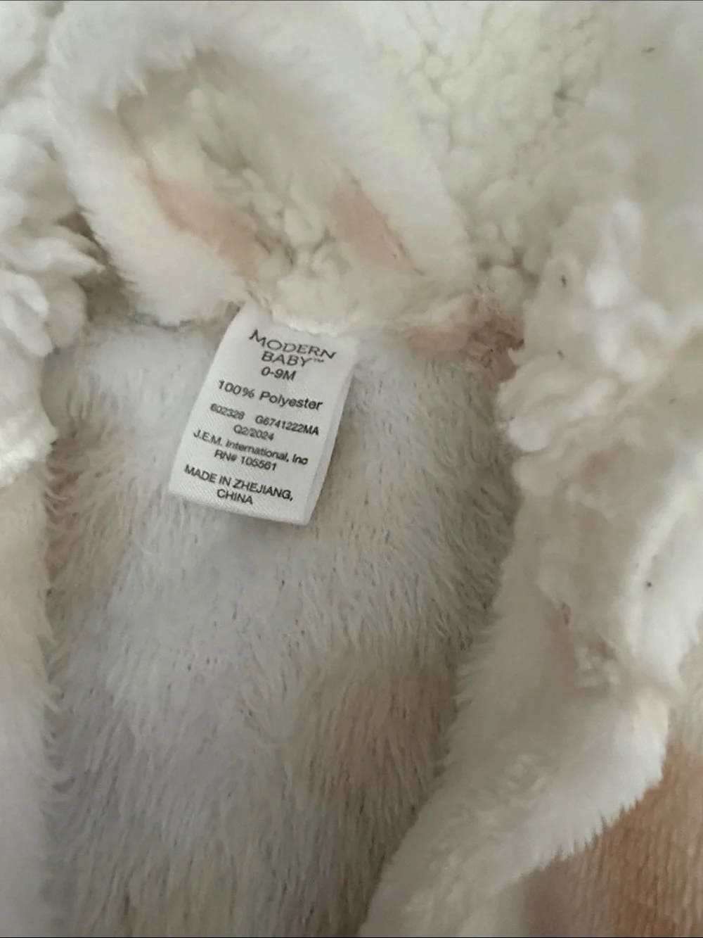 Baby robe and warm jumpsuits size 3 months